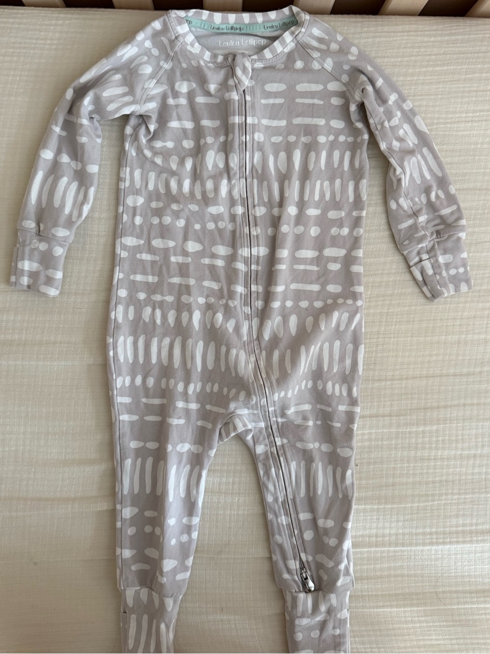 Loulou Lollipop Footie Pajama Sleeper w/ Zipper- PJ Coverall- 18-24 mo- NWOT